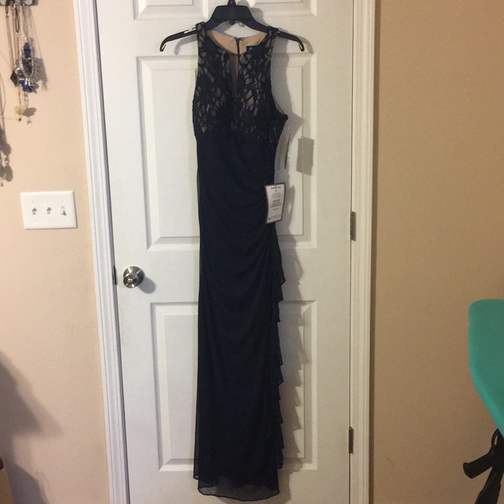 Navy Blue Ball gown